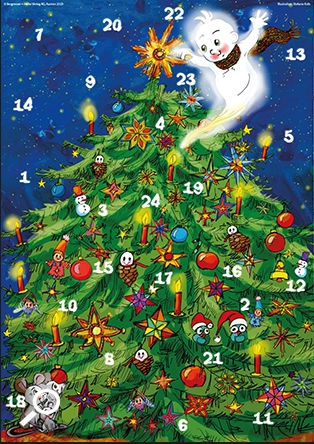 Fensterbild Adventskalender 2022