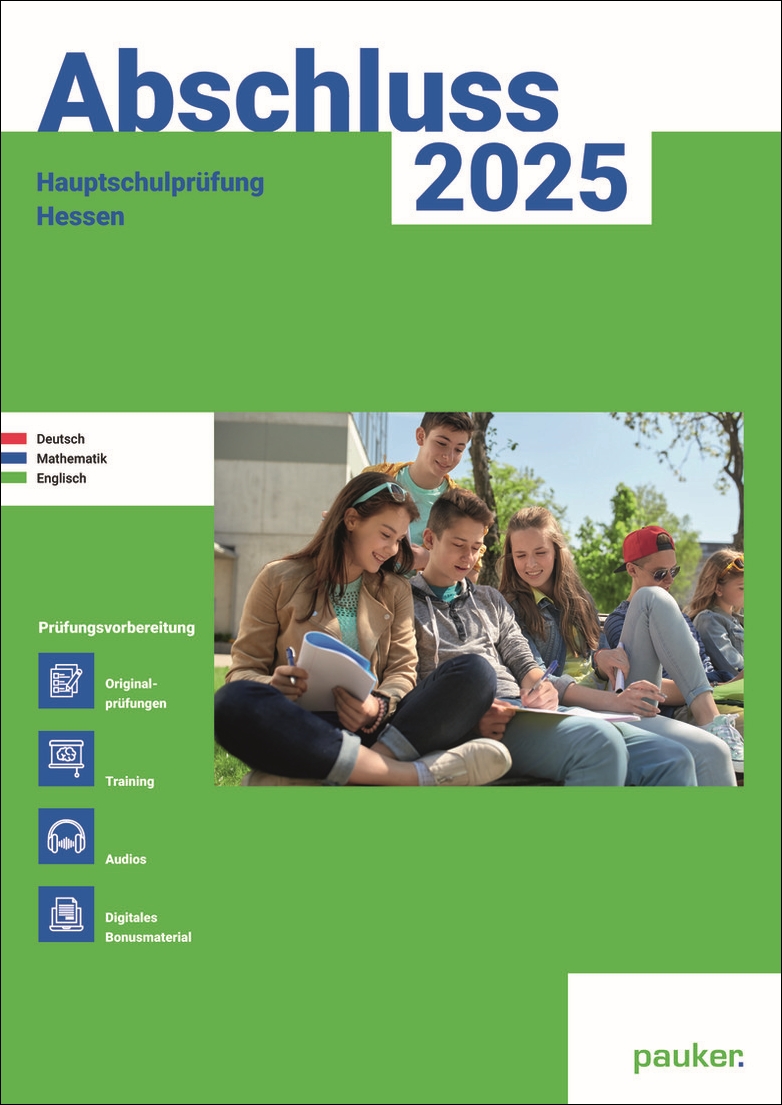 Deutsch, Mathe und Englisch - Hauptschule - Prüfungsvorbereitung Hessen