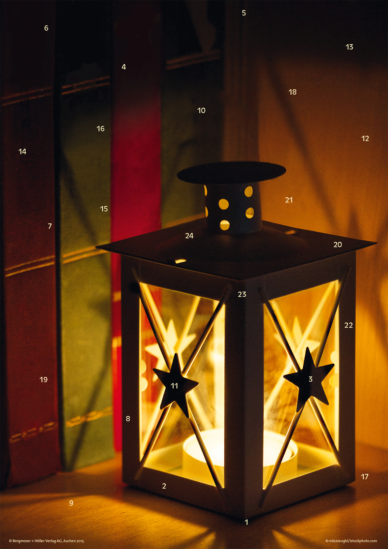 Adventsbotschaften - Fensterbild-Adventskalender