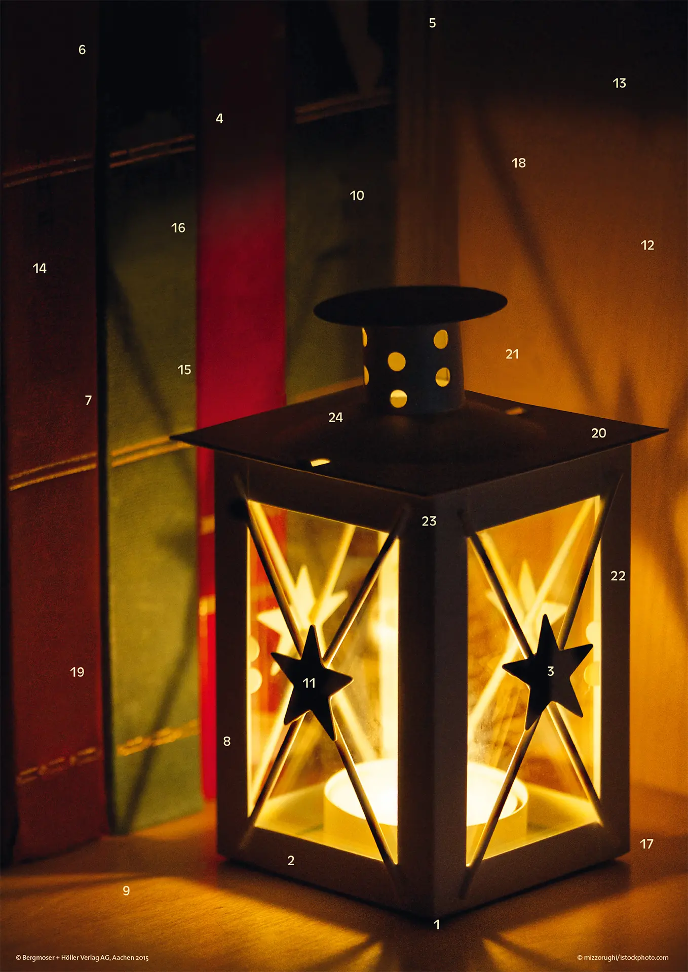 Adventsbotschaften - Fensterbild-Adventskalender