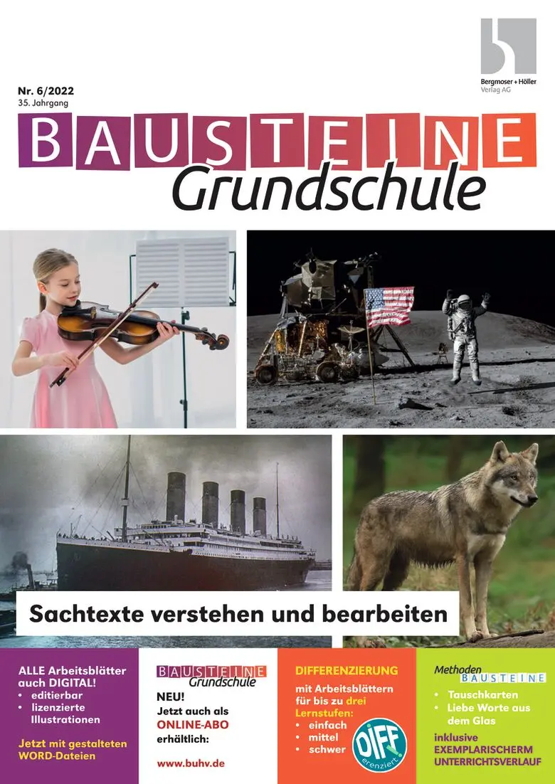 Sachtexte verstehen und bearbeiten - Bausteine Grundschule