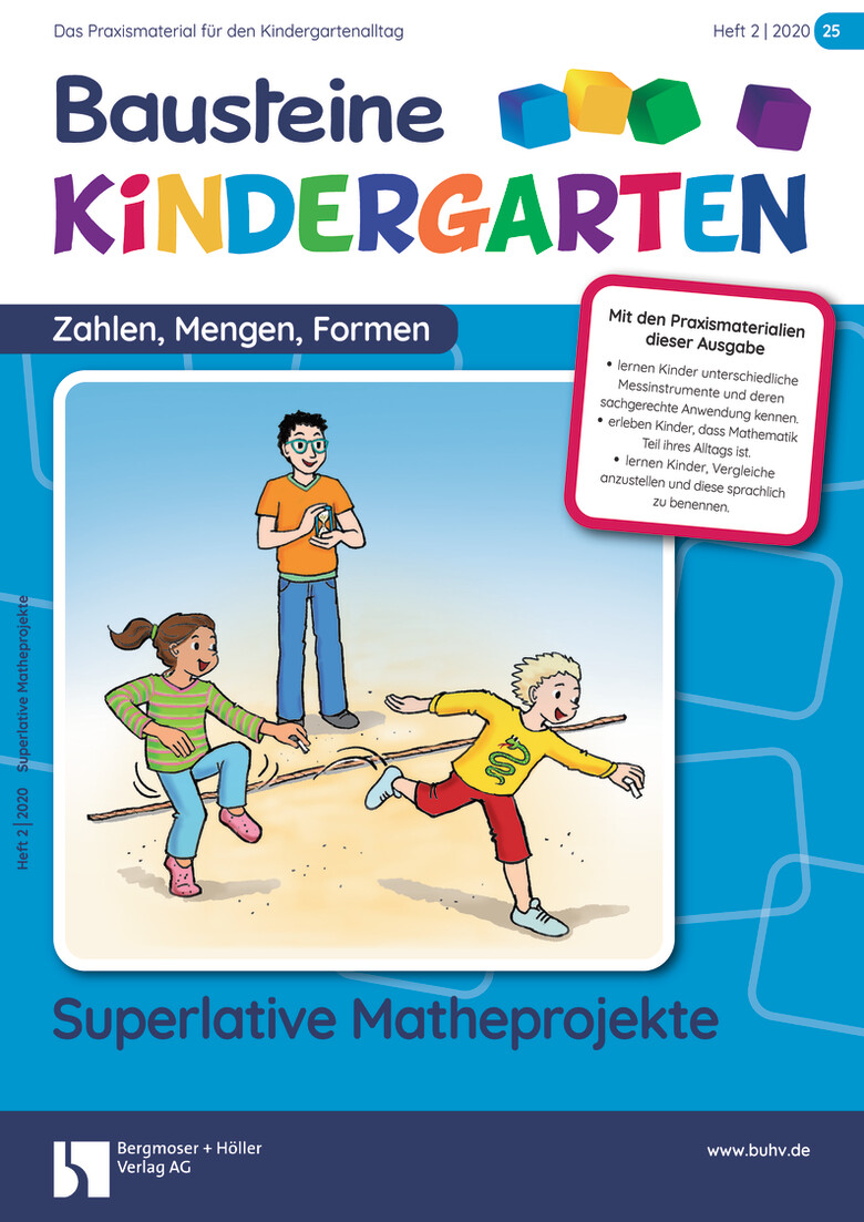 Superlative Matheprojekte - Bausteine Kindergarten - Zahlen, Mengen, Formen