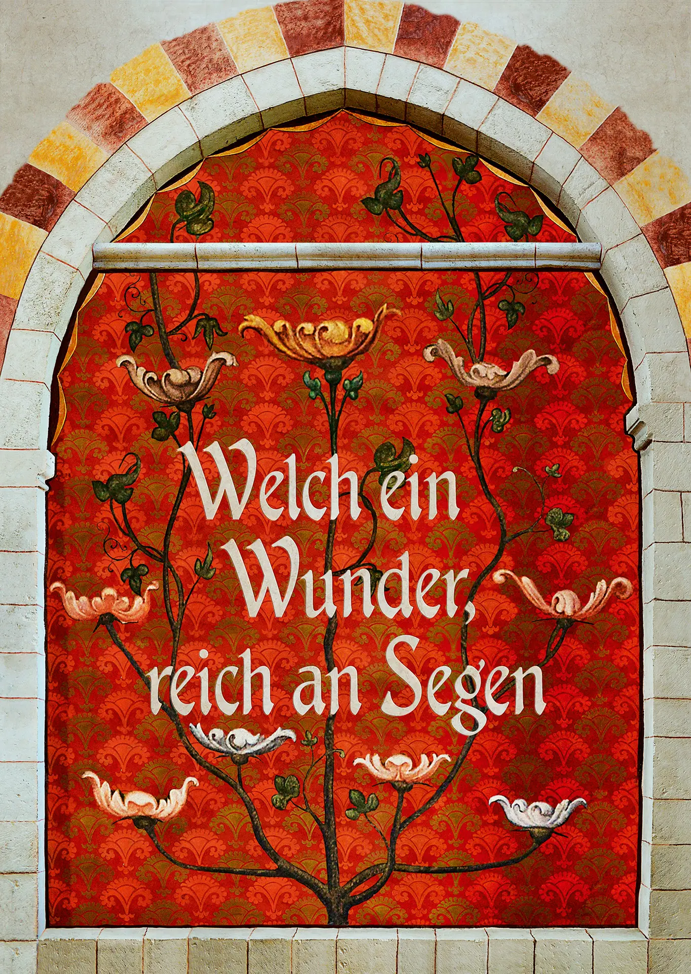 Welch ein Wunder, reich an Segen - Fensterbild-Adventskalender