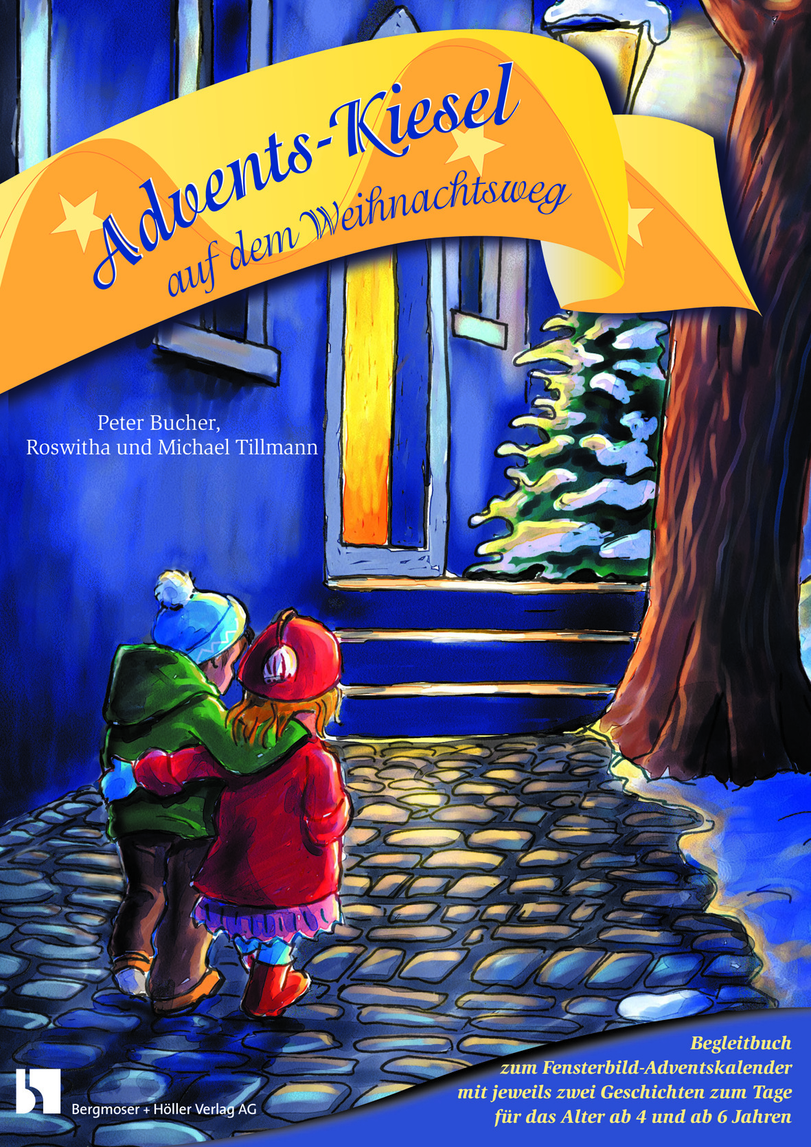 Advents-Kiesel auf dem Weihnachtsweg - Fensterbild-Adventskalender