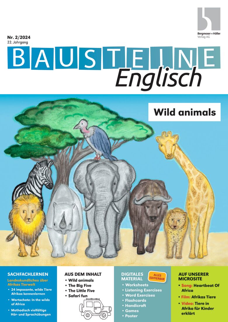 Wild animals - Bausteine Englisch