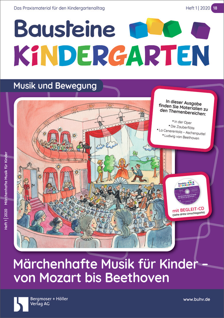 Märchenhafte Musik für Kinder - von Mozart bis Beethoven - Bausteine Kindergarten - Musik und Bewegung