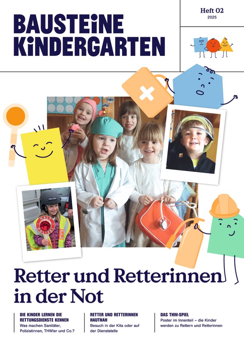 Retter und Retterinnen in der Not - Bausteine Kindergarten