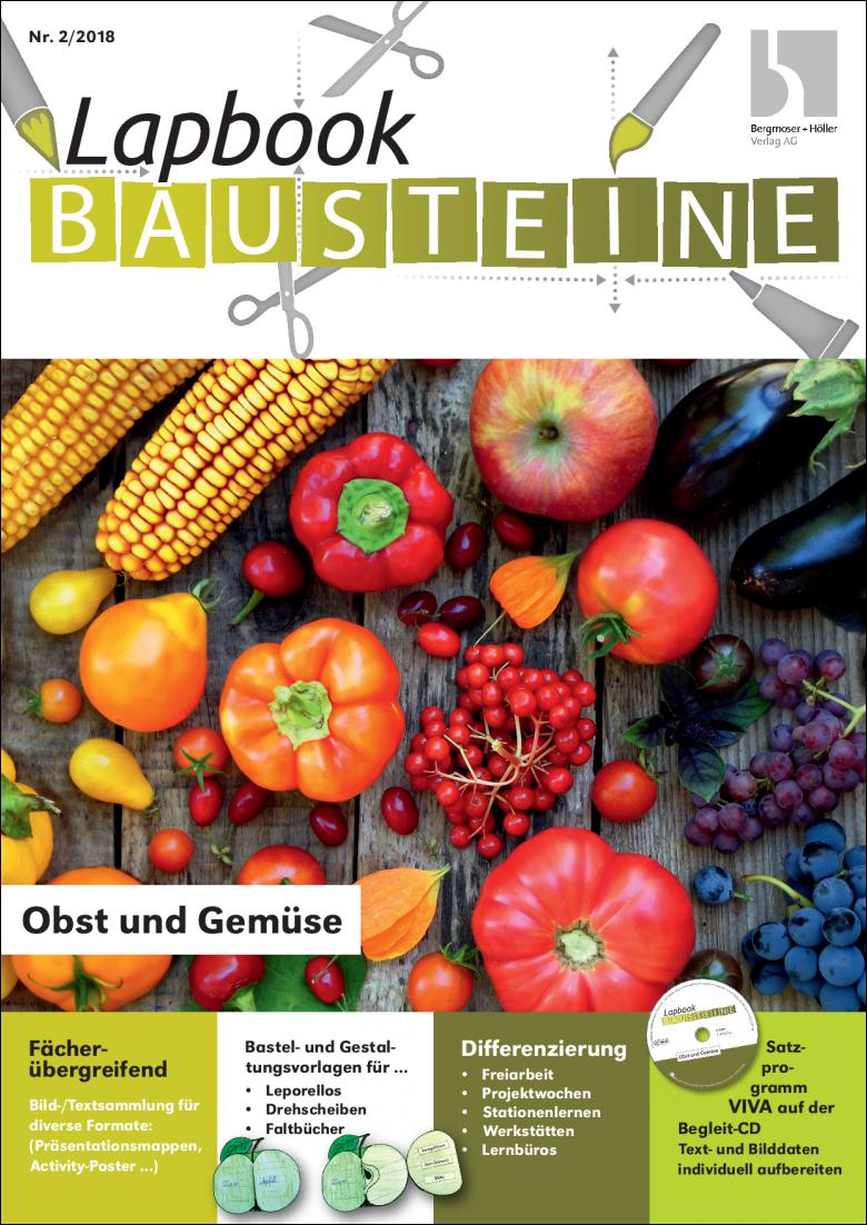 Lapbook Obst und Gemüse - Lapbook Bausteine
