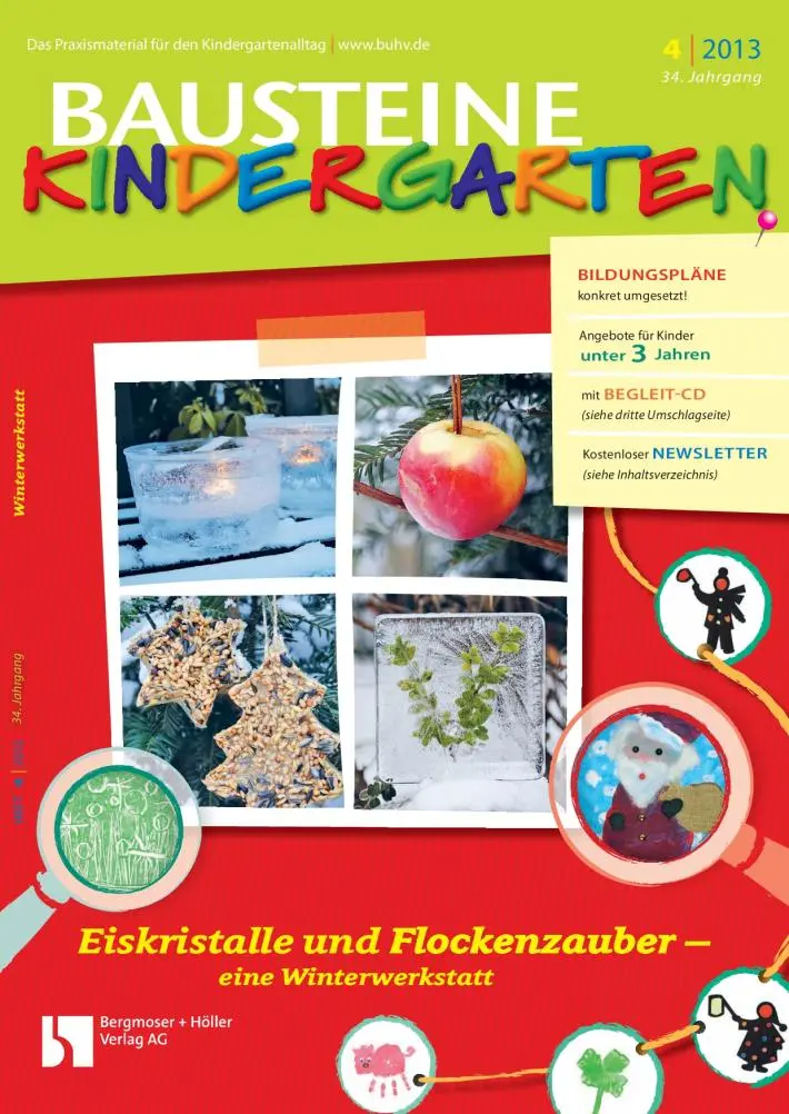 Eiskristalle und Flockenzauber - Bausteine Kindergarten