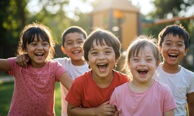 Gruppe von Kindergartenkindern