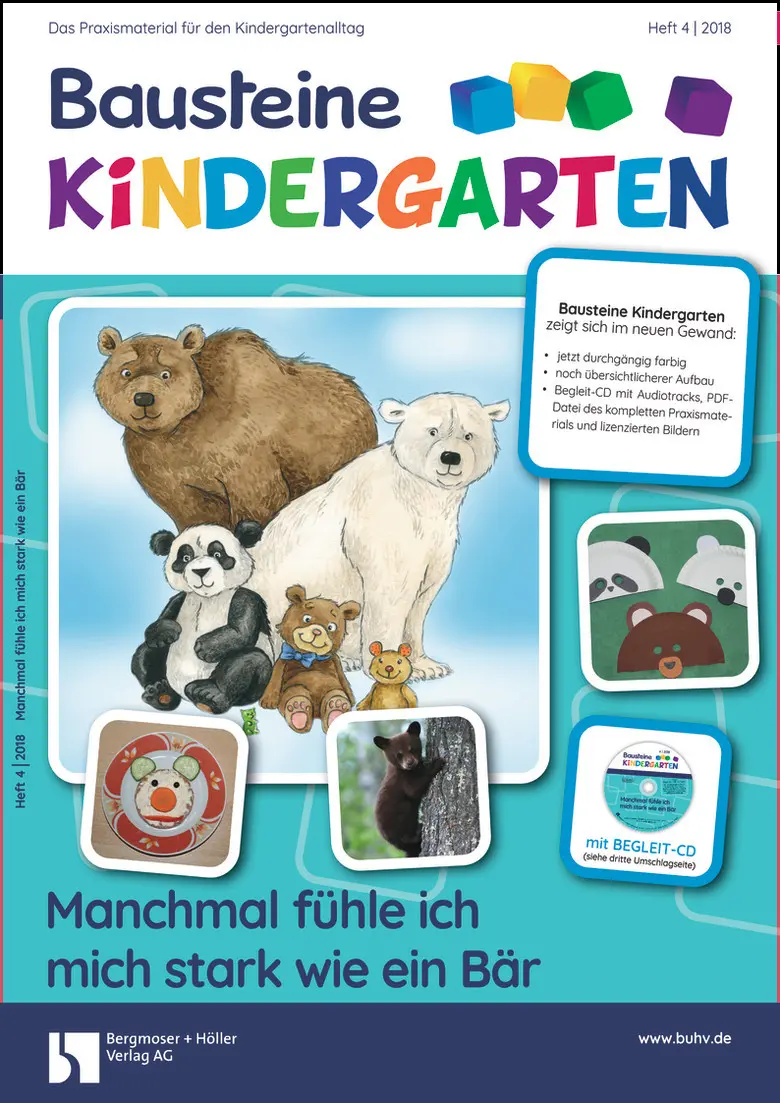 Manchmal fühle ich mich stark wie ein Bär - Bausteine Kindergarten