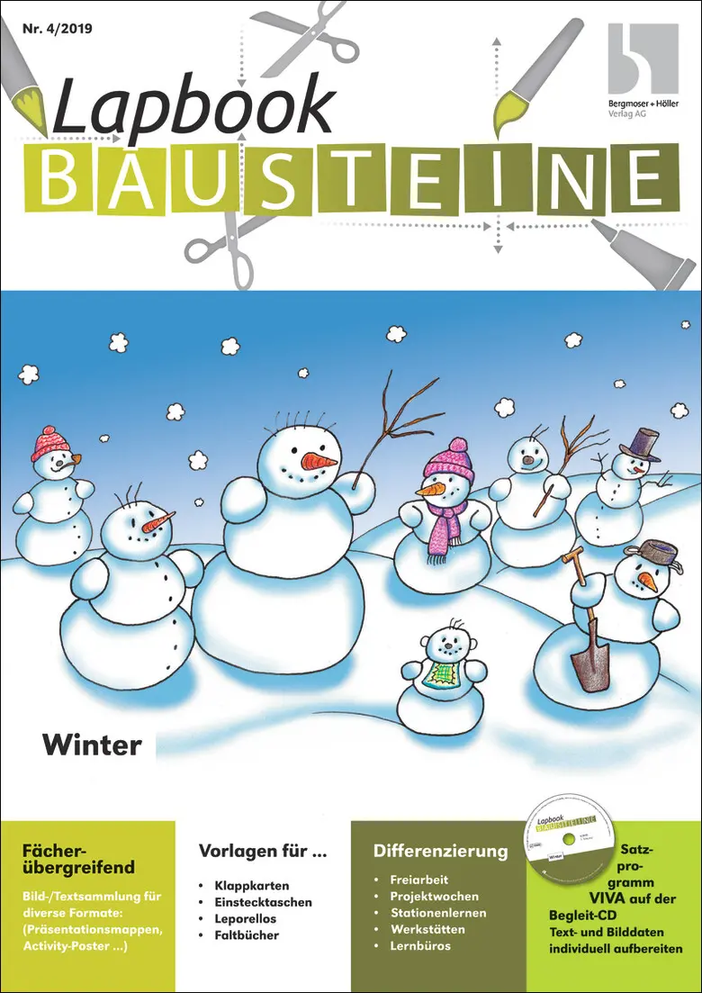 Lapbook Winter - Lapbook Bausteine