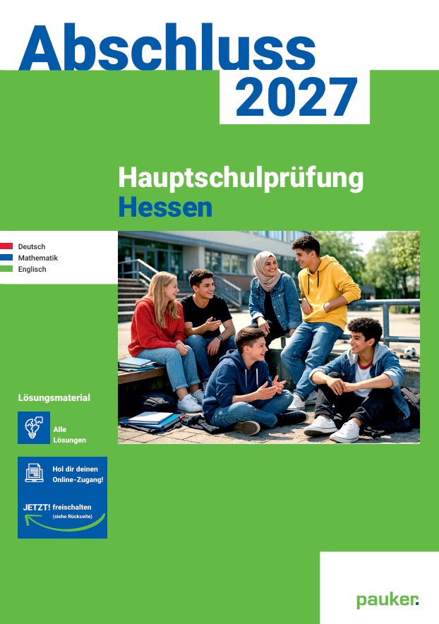 Lösungen Hauptschulprüfung Hessen | 3-Fächer-Kombi - Prüfungsvorbereitung Hessen