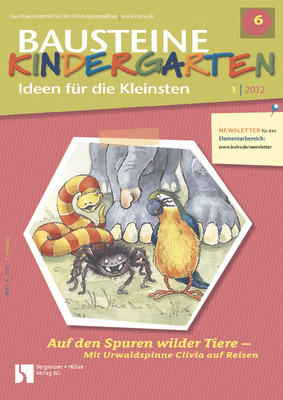 Auf den Spuren wilder Tiere - Bausteine Kindergarten - Ideen für die Kleinsten