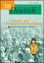 Typisch! Die Personenbeschreibung (5/6) - MEIN FACH - Deutsch Sek I