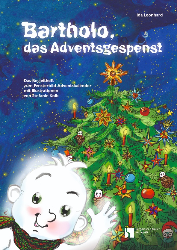 Bartholo, das Adventsgespenst - Fensterbild-Adventskalender