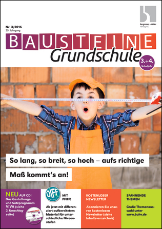 So lang, so breit, so hoch - aufs richtige Maß kommt's an! - Bausteine Grundschule