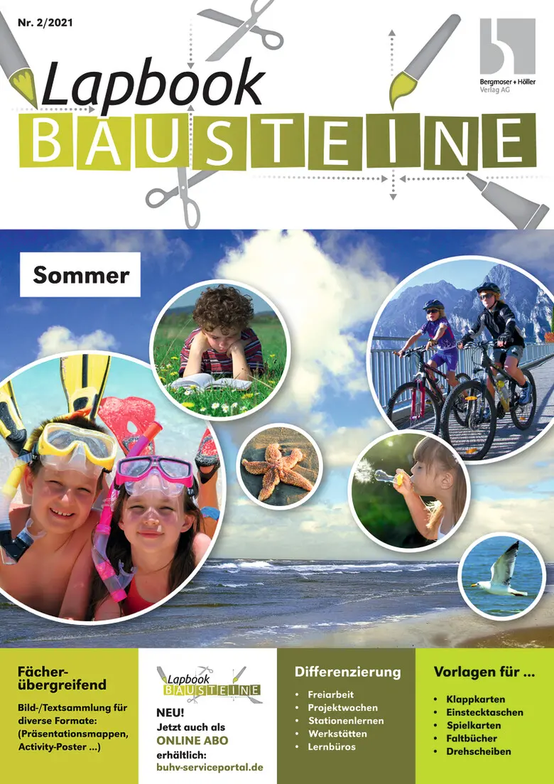 Sommer - Lapbook Bausteine