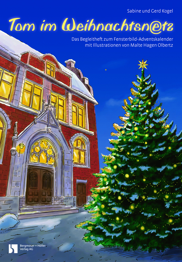 Tom im Weihnachtsnetz - Fensterbild-Adventskalender
