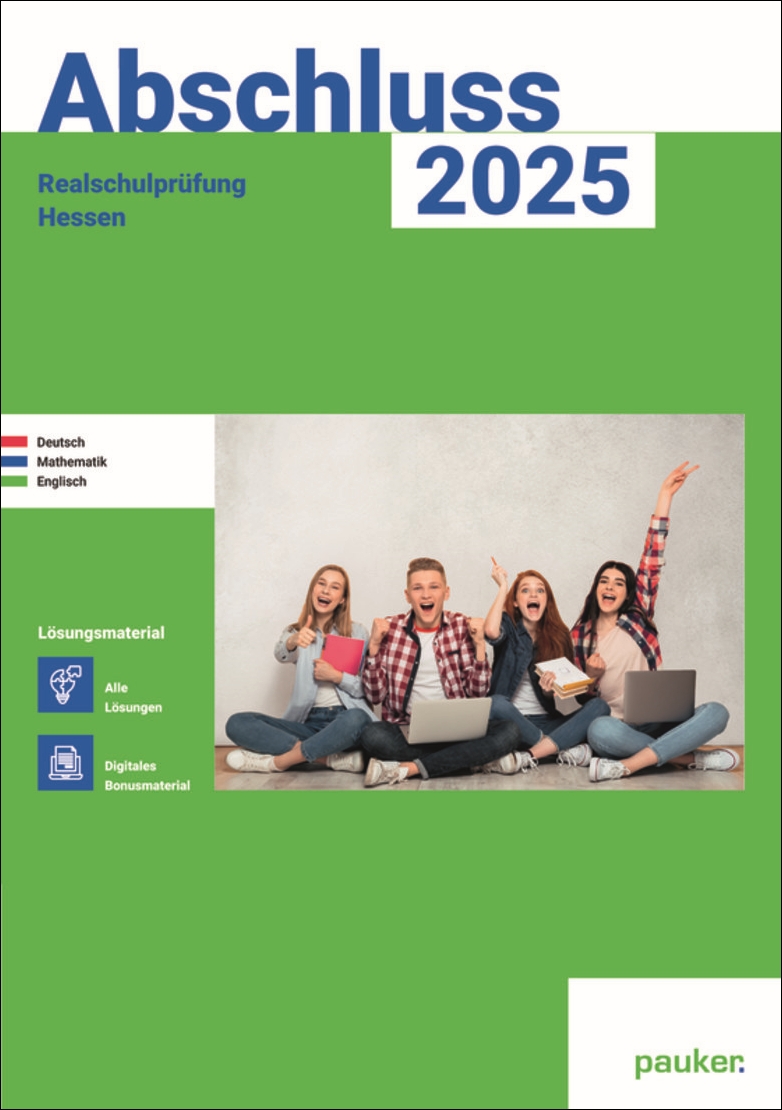 Deutsch, Mathe und Englisch - Realschule - Lösungsband - Prüfungsvorbereitung Hessen