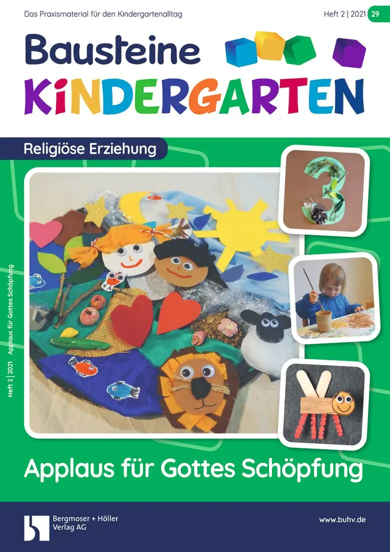 Applaus für Gottes Schöpfung - Bausteine Kindergarten - Religiöse Erziehung