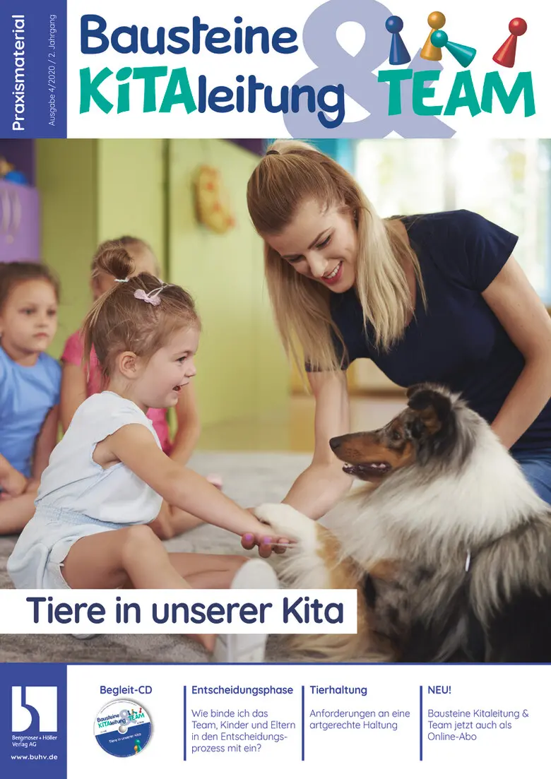 Tiere in unserer Kita - Bausteine KiTA-Leitung & Team