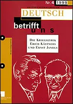 Die Kriegslyrik Erich Kästner - MEIN FACH - Deutsch Sek II