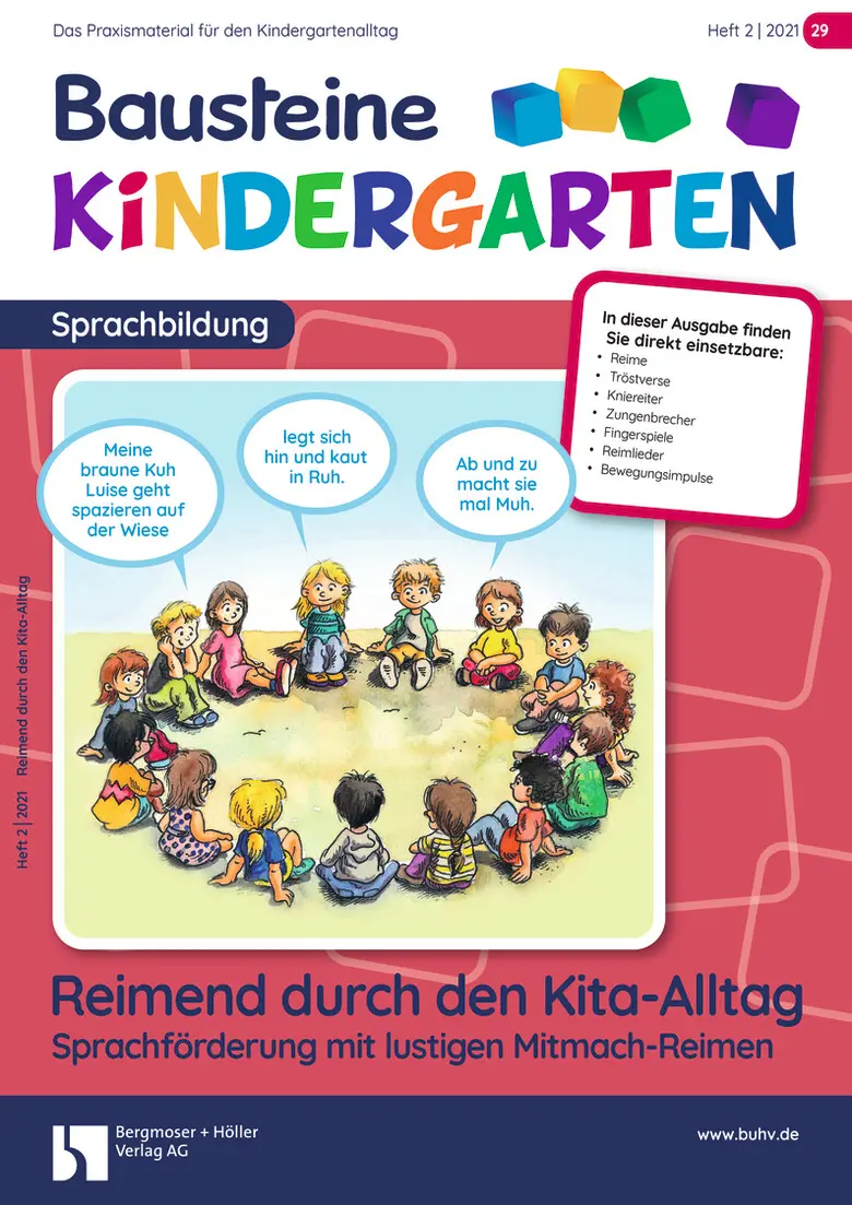 Reimend durch den Kita-Alltag. Sprachförderung mit lustigen Mitmach-Reimen - Bausteine Kindergarten - Sprachbildung
