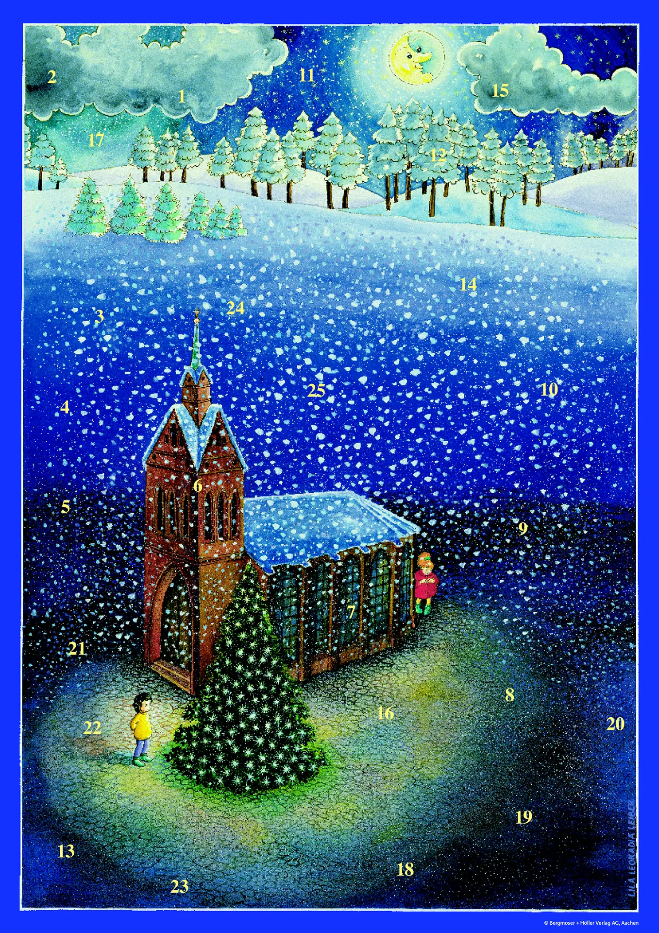 Rafi sucht das Christkind - Fensterbild-Adventskalender