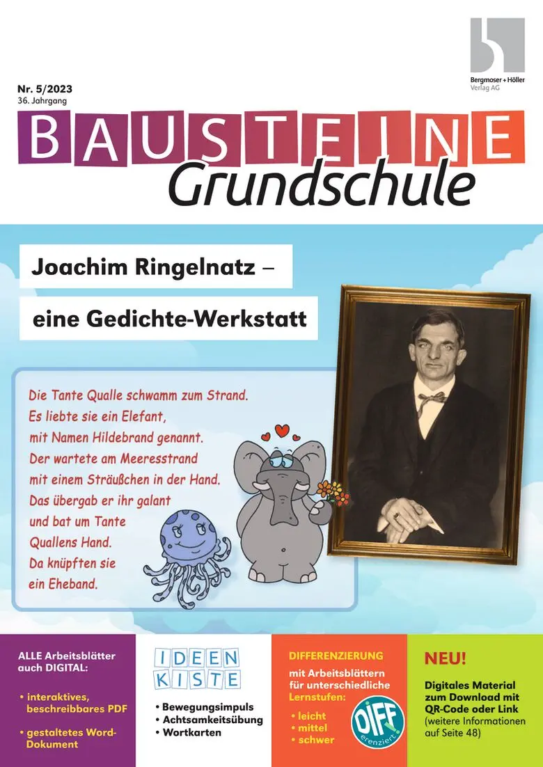 Joachim Ringelnatz - eine Gedichte-Werkstatt - Bausteine Grundschule