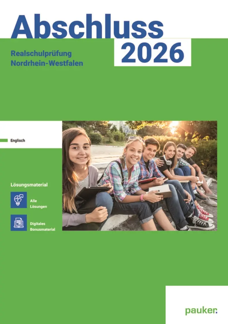 Englisch - Mittlerer Schulabschluss - Lösungsband - Prüfungsvorbereitung Nordrhein-Westfalen