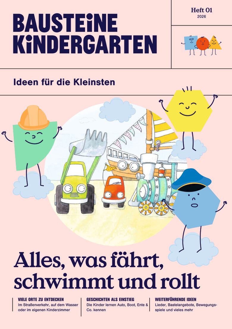 Alles, was fährt, schwimmt und rollt - Bausteine Kindergarten - Ideen für die Kleinsten