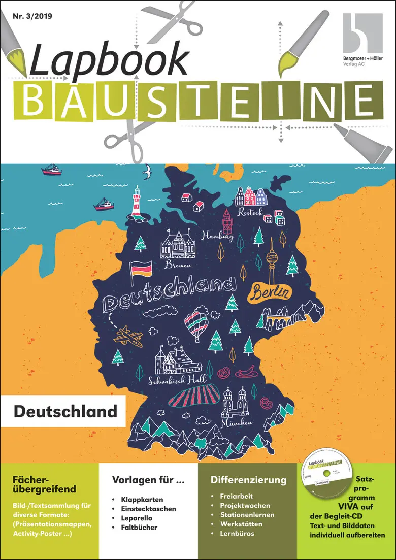 Deutschland - Lapbook Bausteine