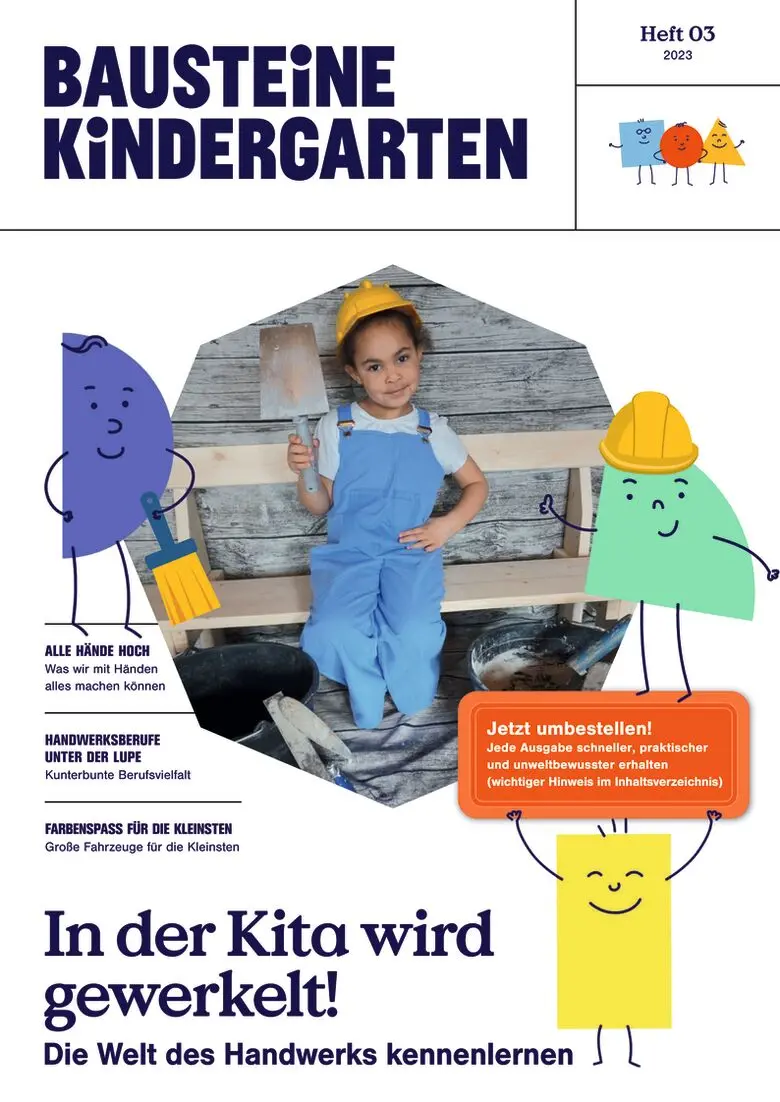 In der Kita wird gewerkelt! - Bausteine Kindergarten