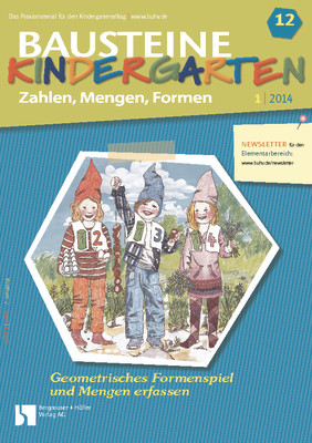 Geometrisches Formespiel und Mengen erfassen - Bausteine Kindergarten - Zahlen, Mengen, Formen