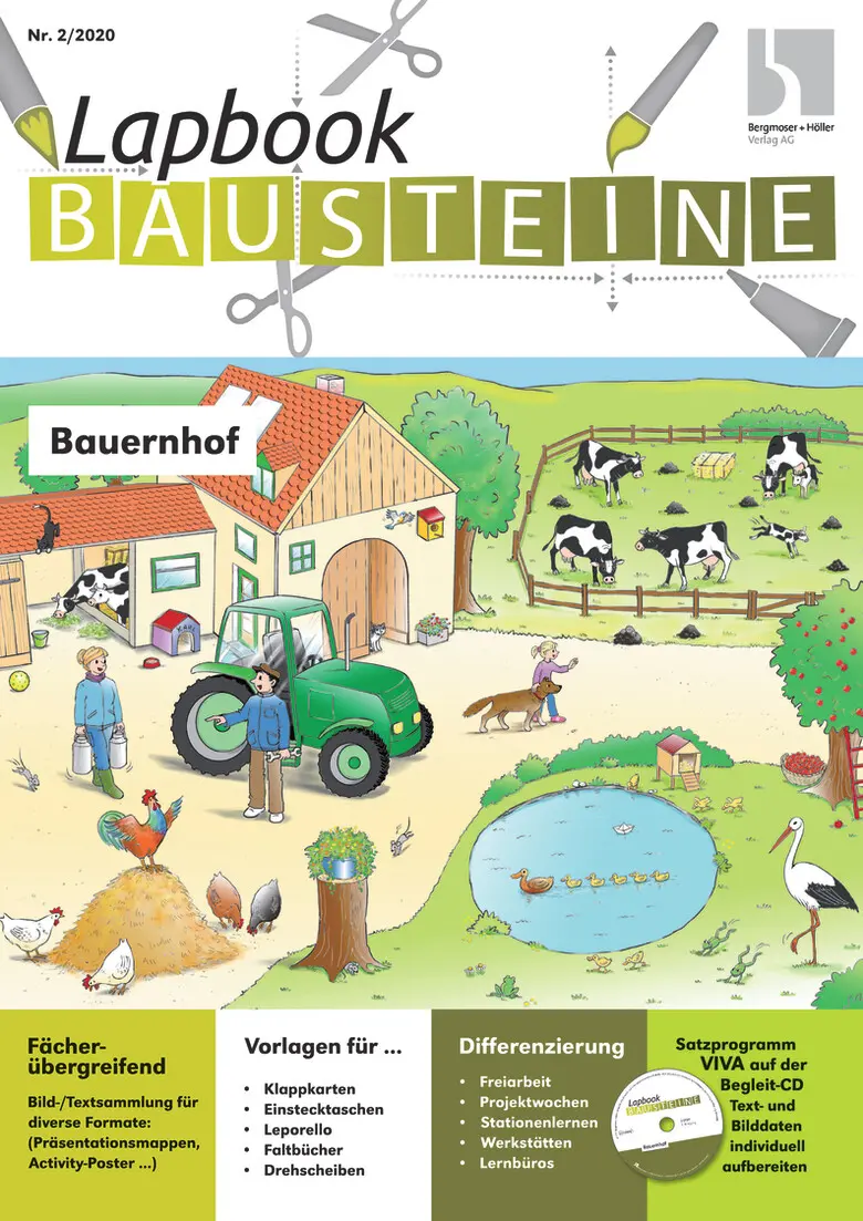 Bauernhof - Lapbook Bausteine