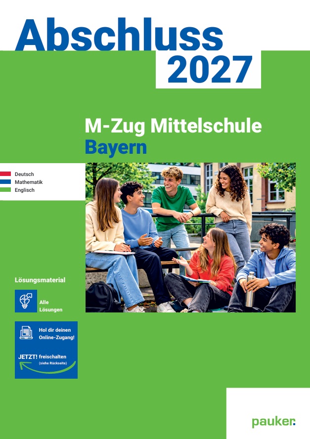 Lösungen M-Zug 10 Mittelschule Bayern | 3-Fächer-Kombi - Prüfungsvorbereitung Bayern