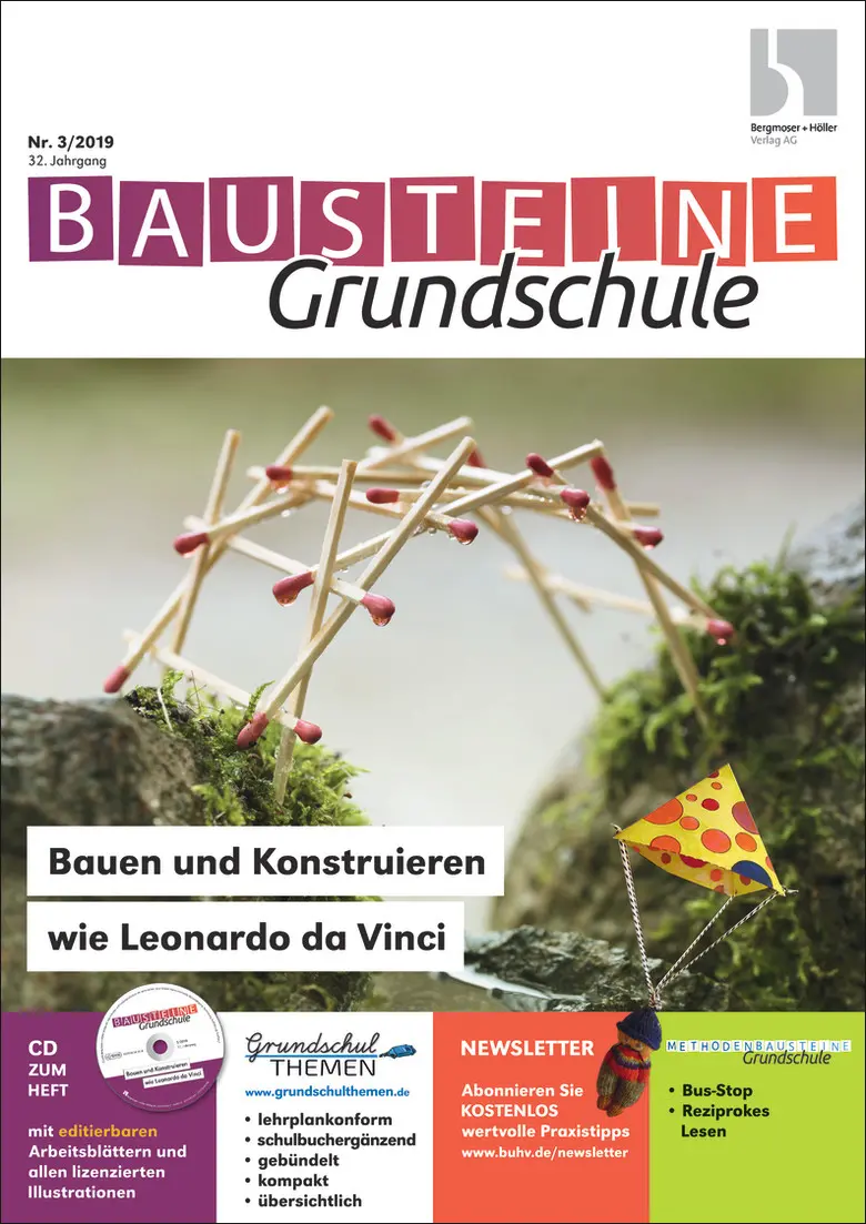 Bauen und Konstruieren wie Leonardo da Vinci - Bausteine Grundschule