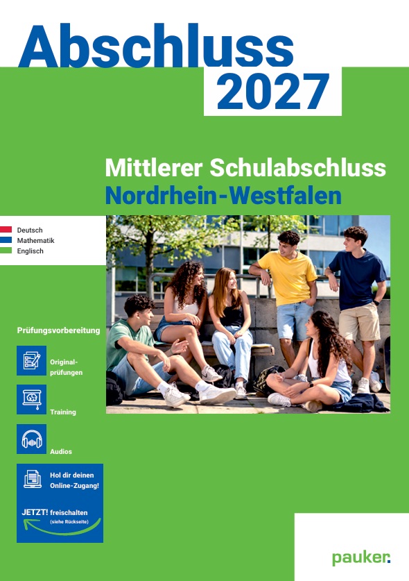 Prüfungsaufgaben für Realschule Nordrhein-Westfalen | 3-Fächer-Kombi - Prüfungsvorbereitung Nordrhein-Westfalen