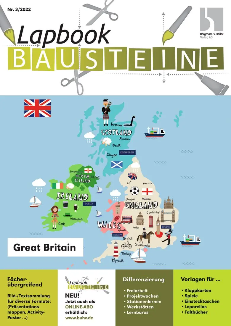 Great Britain - Lapbook Bausteine