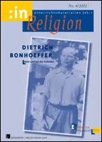 Dietrich Bonhoeffer (ev., 9/10) - MEIN FACH - Religion Sek I