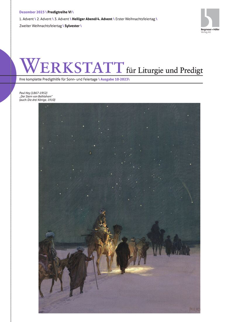 Werkstatt für Liturgie und Predigt Nr. 10/2023 - Werkstatt für Liturgie und Predigt