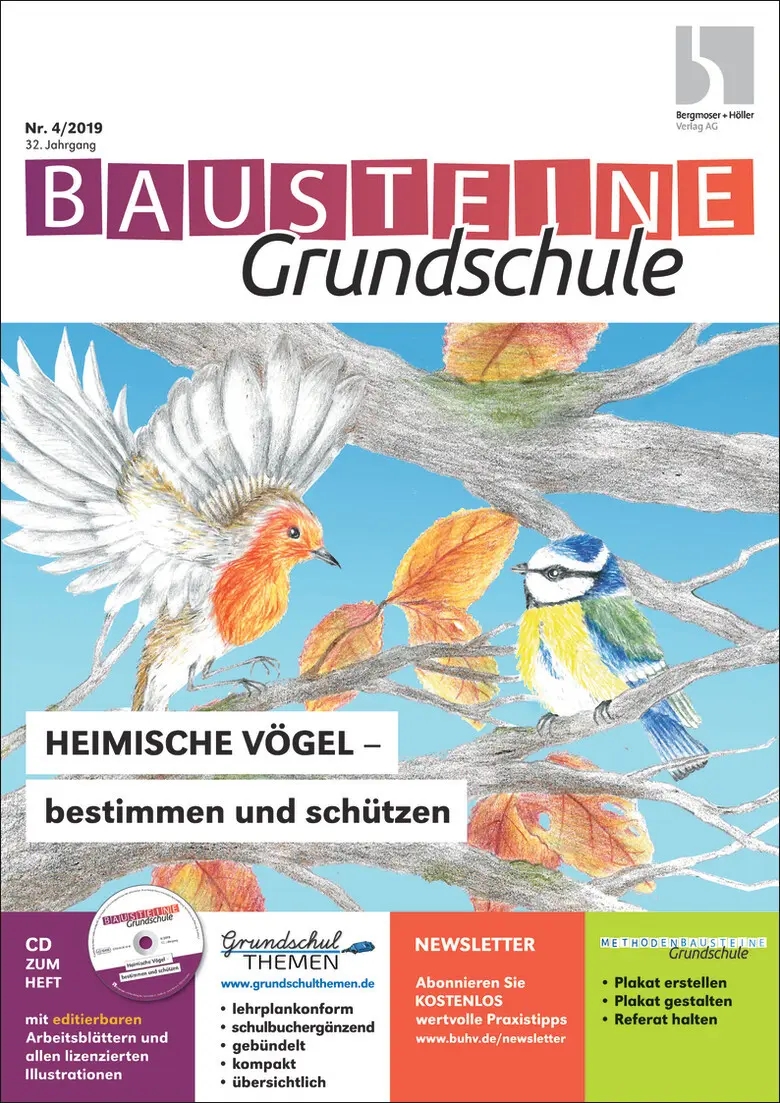 Heimische Vögel - bestimmen und schützen - Bausteine Grundschule