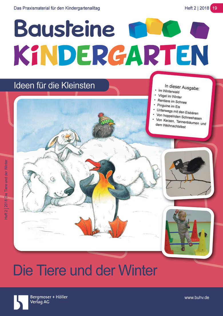 Die Tiere und der Winter - Bausteine Kindergarten - Ideen für die Kleinsten