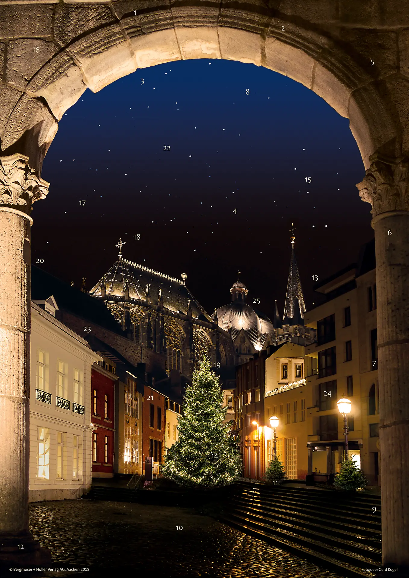 Macht hoch die Tür - Fensterbild-Adventskalender