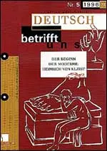 Der Beginn der Moderne: Heinrich von Kleist - MEIN FACH - Deutsch Sek II