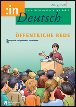 Öffentliche Rede analytisch und produktiv - MEIN FACH - Deutsch Sek I
