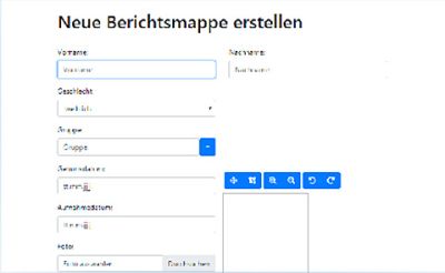 Neue Berichtsmappe erstellen